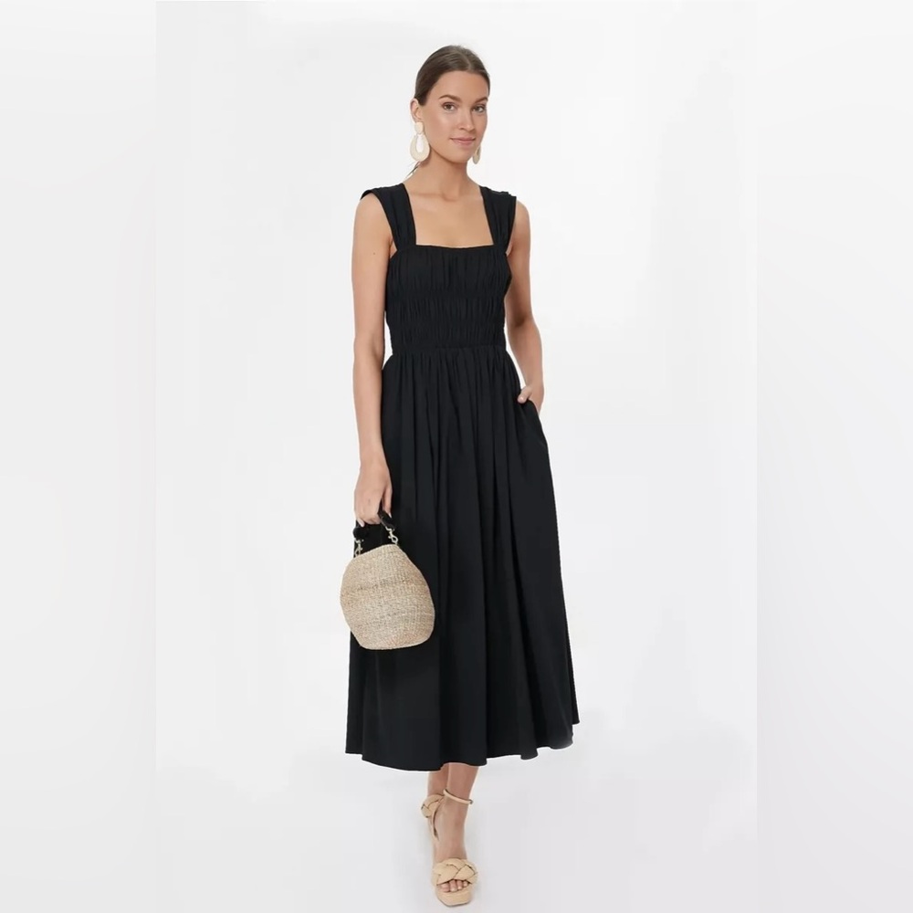 NWT Tuckernuck Pomander Place Noah Smocked Dress Black